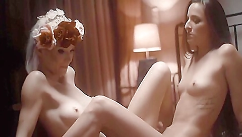 Sexy milf shows her step son's friend