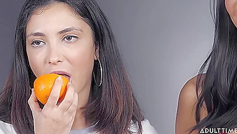 Hot lesbian action with a sexy curves and karla